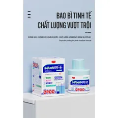 Cốc thả bồn cầu UYIKU Nhật Bản tan chậm - Diệt 99,9% vi khuẩn, làm sạch, khử mùi hôi tới 2900 lần xả