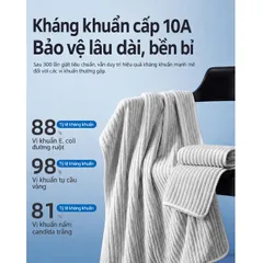 Khăn tắm nhung san hô Uyiku Nhật Bản siêu thấm, mềm mịn size 140*70 cm