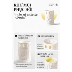 Sáp thơm phòng UYIKU Nhật Bản cao cấp khử mùi phòng khách, nhà vệ sinh, ô tô hộp 170g