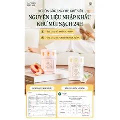 Sáp thơm phòng UYIKU Nhật Bản cao cấp khử mùi phòng khách, nhà vệ sinh, ô tô hộp 170g