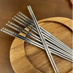 [5 ĐÔI] Đũa inox 316 cao cấp Uyiku chống trượt tiện lợi