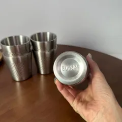 Cốc nước inox 304 Uyiku cao cấp 2 lớp vân tổ ong chống trượt