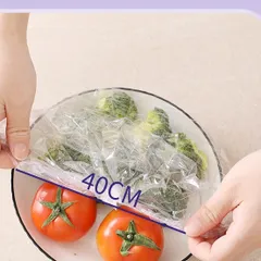 Màng bọc thực phẩm viền chun co giãn UYIKU Nhật Bản túi 100 cái siêu dai, tái sử dụng