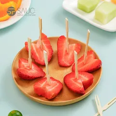 Dĩa gỗ ăn trái cây Nhật Bản tiệt trùng, bảo vệ môi trường hộp 200 cái