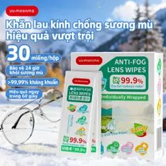 [HỘP 30] Khăn Lau Kính Chống Bám Hơi Nước Công Nghệ Nano Nhật Bản