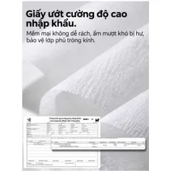 [HỘP 30] Khăn Lau Kính Chống Bám Hơi Nước Công Nghệ Nano Nhật Bản