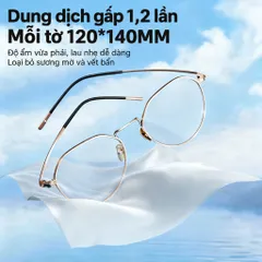 [HỘP 30] Khăn Lau Kính Chống Bám Hơi Nước Công Nghệ Nano Nhật Bản