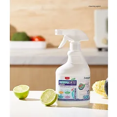 Chai xịt vệ sinh tủ lạnh UYIKU Nhật Bản hương chanh khử mùi hôi, khử khuẩn 500ML