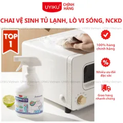 Chai xịt vệ sinh tủ lạnh UYIKU Nhật Bản hương chanh khử mùi hôi, khử khuẩn 500ML