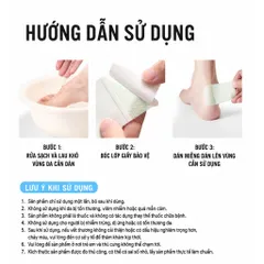 Miếng dán dưỡng ẩm lô hội Uyiku Nhật Bản dành cho da khô, nứt nẻ hộp 60 miếng