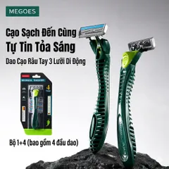 Dao cạo râu 3 lưỡi MEGOES xuất khẩu Đức cao cấp
