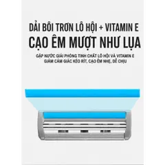 Dao cạo râu 3 lưỡi MEGOES xuất khẩu Đức cao cấp