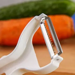 Dao nạo sợi củ quả Nhật Bản cán nhựa lưỡi thép không gỉ cao cấp