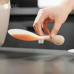 Muôi xới cơm Nhật Bản chống dính cao cấp bằng Silicon có cán dựng chống đổ