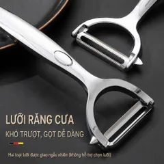 Dao nạo củ quả inox 304 Uyiku sắc bén không gỉ, sáng bóng cao cấp