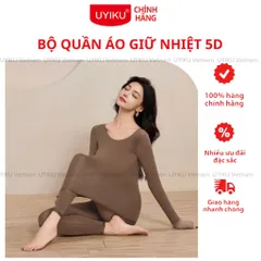 Bộ quần áo giữ nhiệt 5D UYIKU siêu mỏng, siêu nhẹ, siêu co giãn giữ ấm cơ thể