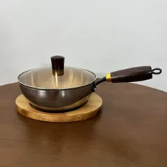 Chảo sâu lòng inox 304 cao cấp nhập khẩu tay cầm gỗ chống nóng size 20cm