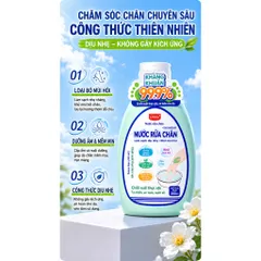 Nước ngân chân thảo mộc Uyiku Nhật Bản khử mùi, giảm mồ hôi chân chai 300ml