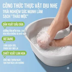 Nước ngân chân thảo mộc Uyiku Nhật Bản khử mùi, giảm mồ hôi chân chai 300ml