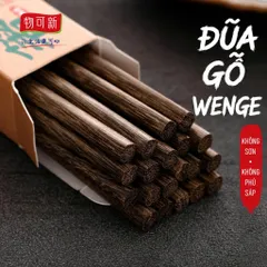 [10 ĐÔI] Đũa gỗ cánh gà UYIKU Nhật Bản không sơn, không sáp cao cấp