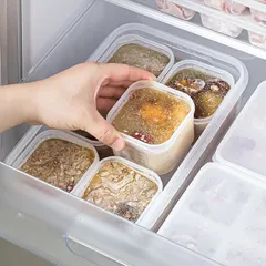 Hộp đựng thực phẩm 6 ngăn sâu lòng có nắp đậy riêng biệt tiện lợi 7in1