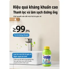 CHAI NƯỚC THÔNG CỐNG UYIKU 500ML – CÔNG NGHỆ NHẬT BẢN khử mùi, diệt khuẩn siêu mạnh