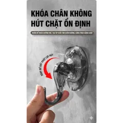 Móc treo tường hút chân không UYIKU Nhật Bản cao cấp 2cái/hộp