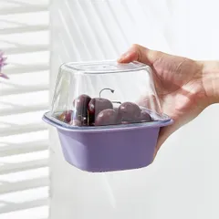 Rổ đựng trái cây mini UYIKU Nhật Bản có 2 lớp hứng nước tiện lợi