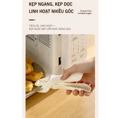 Kẹp gắp đồ nóng UYIKU Nhật Bản chống trượt, chống nóng bằng ABS an toàn