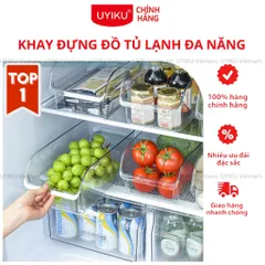 Khay đựng đồ tủ lạnh đa năng Uyiku Nhật Bản gọn gàng, sang trọng