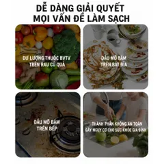 Nước rửa bát, ngâm rau củ quả hữu cơ Uyiku Nhật Bản, loại bỏ tồn dư hóa chất trên thực phẩm
