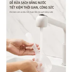 Muôi xới cơm chống dính Uyiku Nhật Bản phủ Nano Bạc kháng khuẩn cao cấp