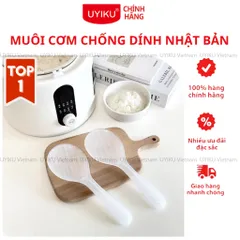 Muôi xới cơm chống dính Uyiku Nhật Bản phủ Nano Bạc kháng khuẩn cao cấp