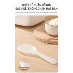 Muôi xới cơm chống dính Uyiku Nhật Bản phủ Nano Bạc kháng khuẩn cao cấp