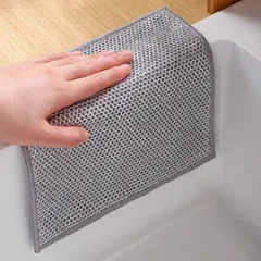 SET 5 Khăn thép rửa bát 2 lớp dạng hợp kim đa năng tiện dụng 20x20cm