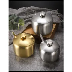Hũ đựng gia vị inox 304 cao cấp cho nhà bếp tiện lợi, sang trọng
