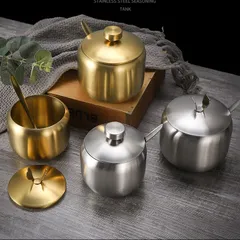 Hũ đựng gia vị inox 304 cao cấp cho nhà bếp tiện lợi, sang trọng