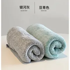 Set 2 Khăn tắm cao cấp UYIKU Nhật Bản lông siêu mềm, siêu thấm hút size 75x34cm
