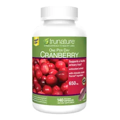 Trunature Cranberry - Hỗ trợ sức khỏe đường tiết niệu bổ sung chất chống oxy hóa chính hãng sản xuất Mỹ