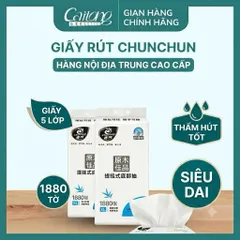 [COMBO 10 TÚI] Giấy rút 5 lớp ChunChun 1880 tờ dai, mịn [CHUẨN NỘI ĐỊA TRUNG]