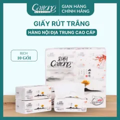 [COMBO 10 BỊCH] Giấy rút cao cấp chính hãng CAITONG trắng để bàn 5 lớp [CHUẨN NỘI ĐỊA TRUNG]