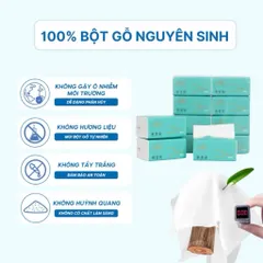 [COMBO 5 TÚI] Khăn Giấy chính hãng CAITONG chuẩn nội địa Trung 5 lớp LOẠI 1