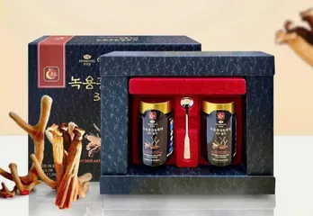 Cao Hồng Sâm Nhung Hươu Goryo - Tinh Chất Nhung Hươu & Hồng Sâm Hàn Quốc (2 Lọ x 250g) - Bổ Dưỡng Cơ Thể, Tăng Cường Sức Khỏe 848864