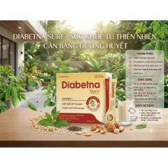Hộp 30 gói Diabetna Sure Sữa Ổn Định Đường Huyết Cho Người Tiểu Đường