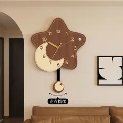 Tranh đồng hồ đèn led thú cưng lắc chân mẫu mới hiện đại kèm đinh