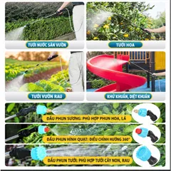 🌿 ĐẦU PHUN TƯỚI CÂY – PHUN SƯƠNG ĐA NĂNG 5L