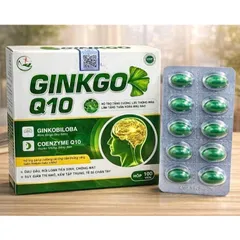 Ginkgo Q10 hoạt huyết dưỡng não đau đầu chóng mặt tăng cường lưu thông máu đau đầu chóng mặt tiền đình