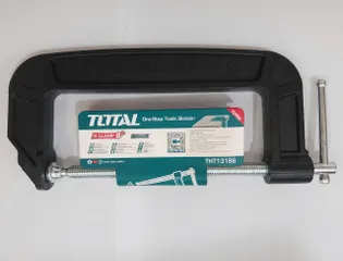KẸP CHỮ G TOTAL THT13186 8INCH/200MM – THÂN GANG DẺO, TRỤC KẸP CHỮ T