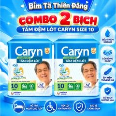[ COMBO 2 BỊCH ] Tấm Đệm Lót Caryn Cho Người Lớn Size L10 L20 XL14 – Thấm Hút Tốt, Tiện Lợi, Chăm Sóc Người Cao Tuổi