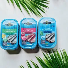Deep Cove Sardines cá mòi đóng hộp 125g tiện lợi